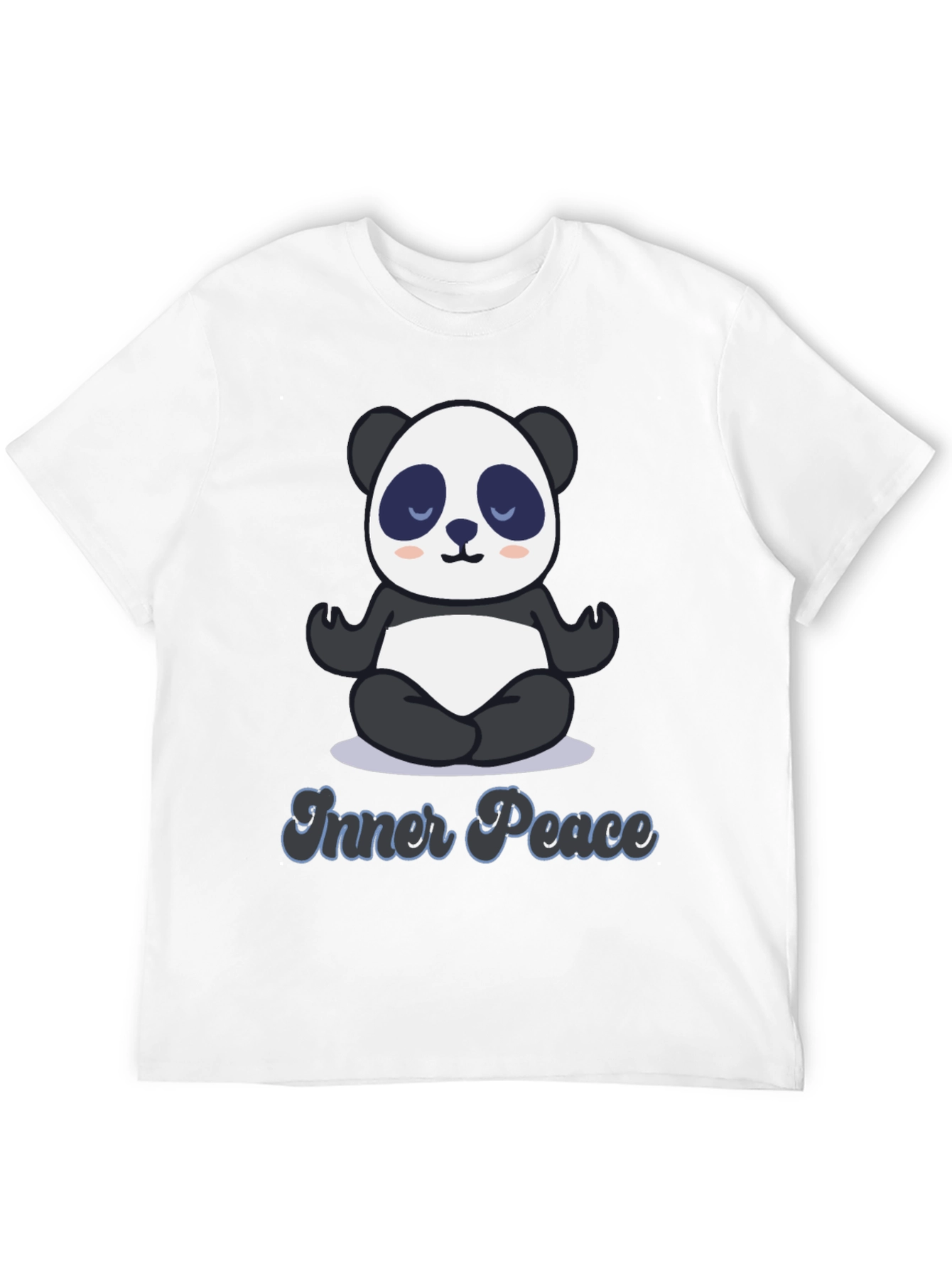 Inner Peace Panda T-Shirt - Meditating Panda