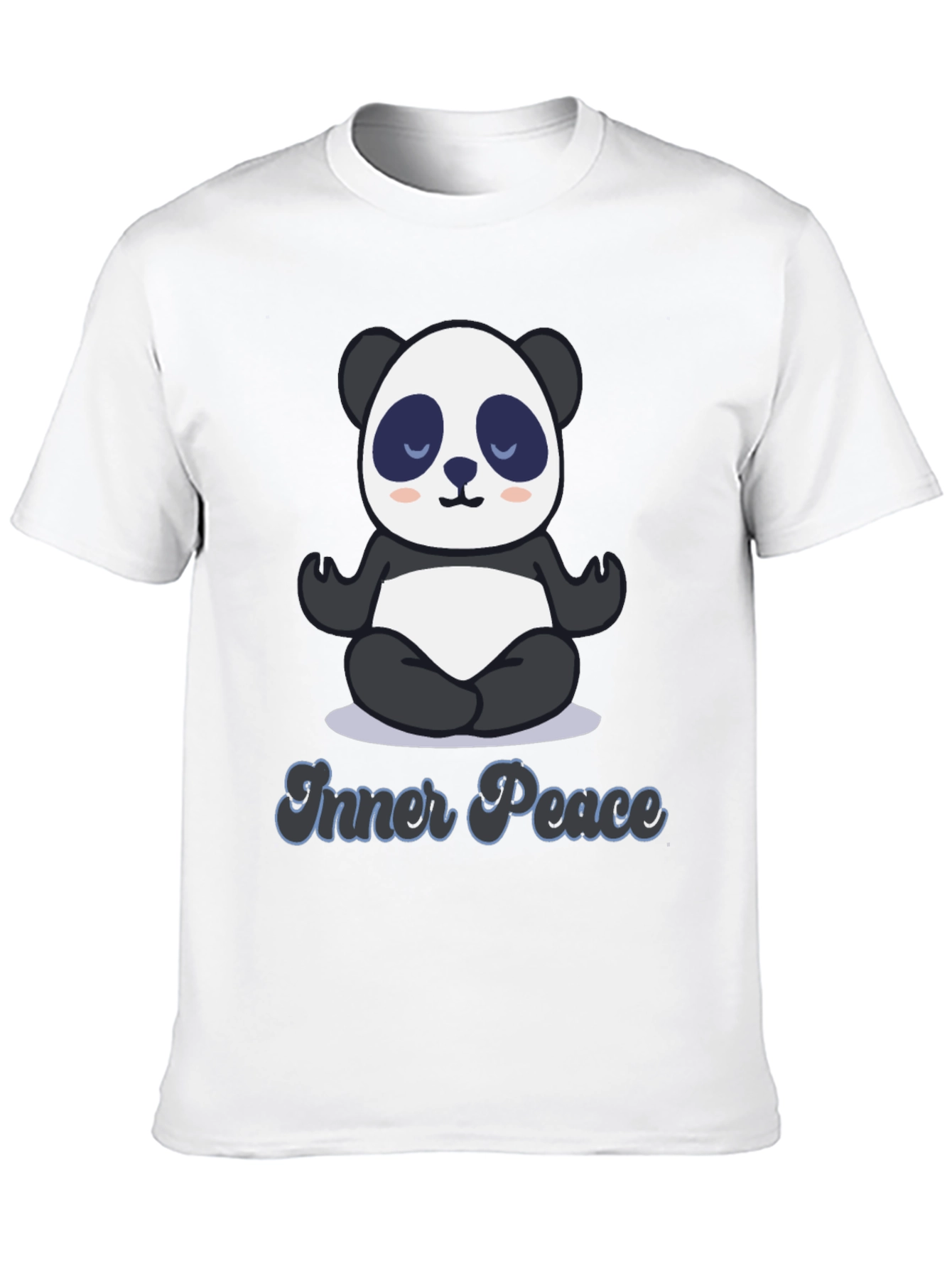 Inner Peace Panda T-Shirt - Meditating Panda