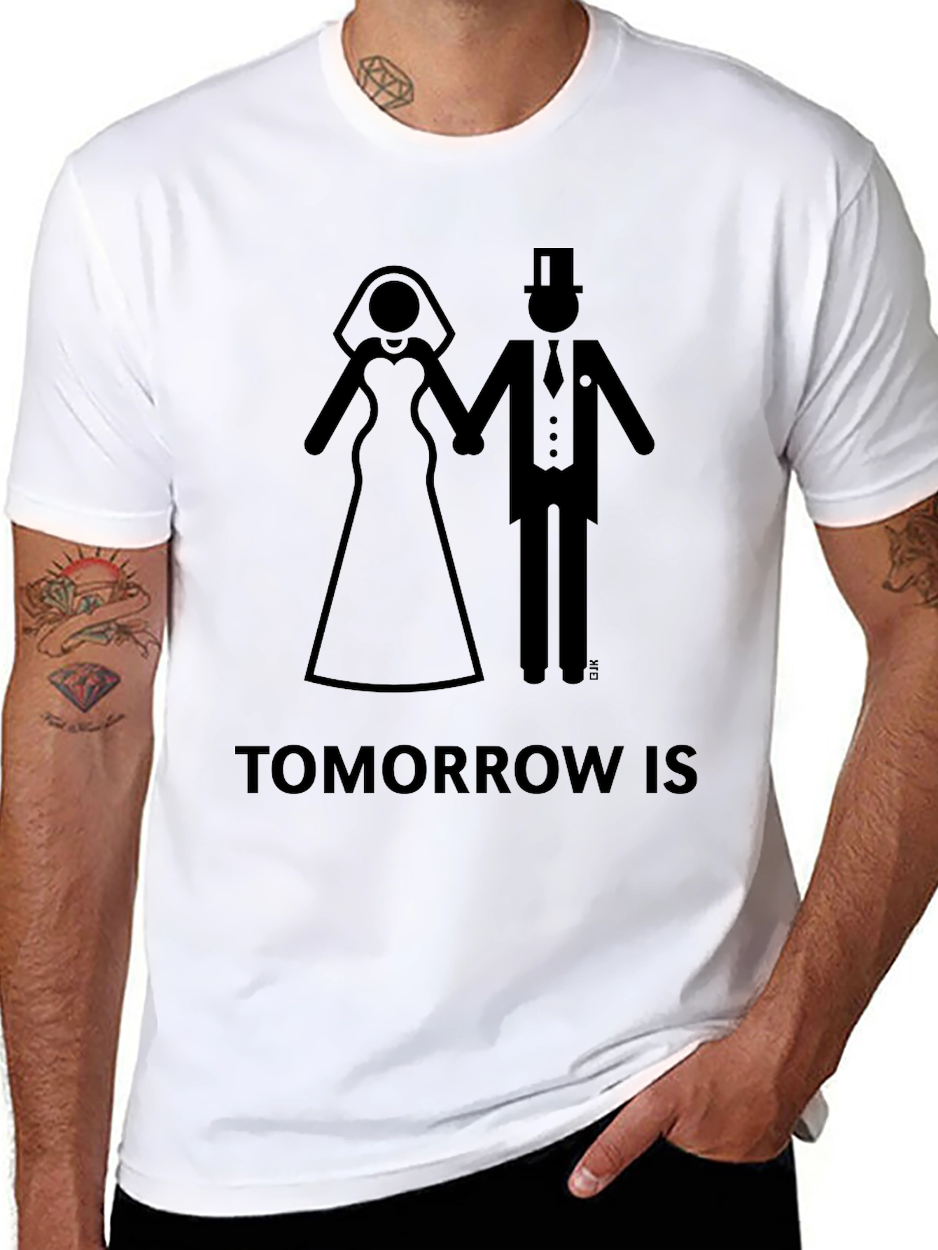 Tomorrow Is The Day Black T-Shirt