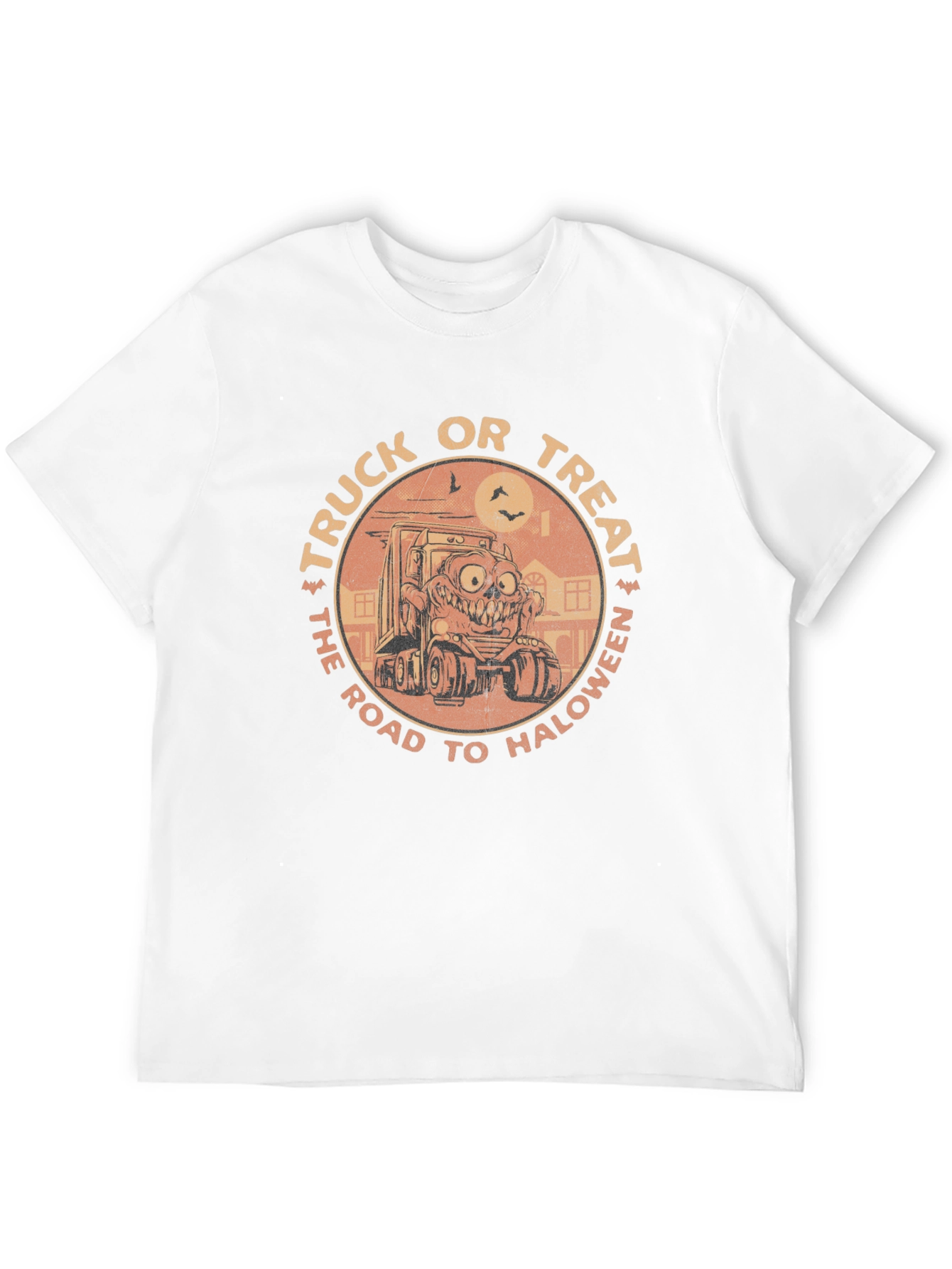 Truck or Treat Halloween Graphic T-Shirt