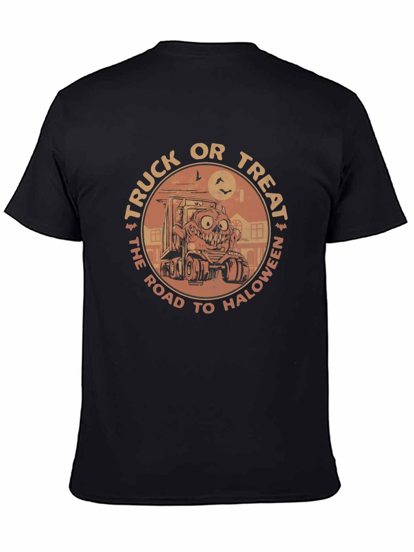 Truck or Treat Halloween Graphic T-Shirt