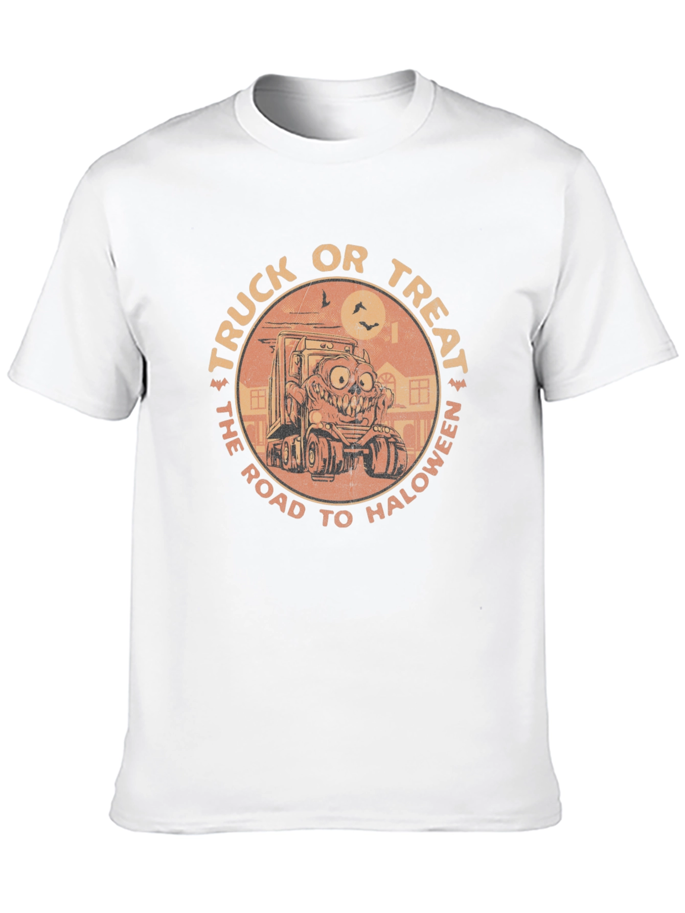 Truck or Treat Halloween Graphic T-Shirt