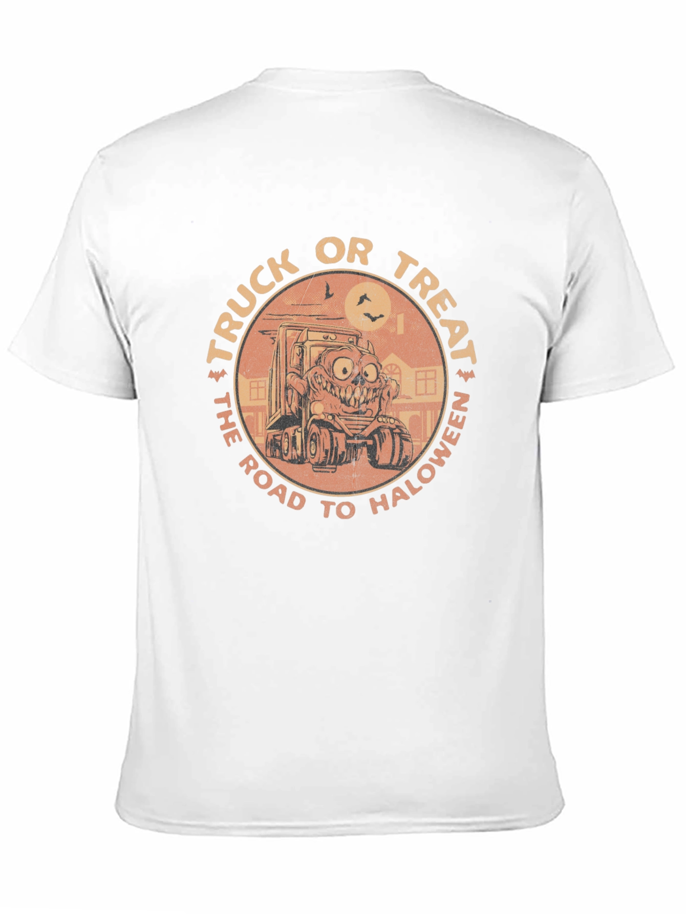 Truck or Treat Halloween Graphic T-Shirt