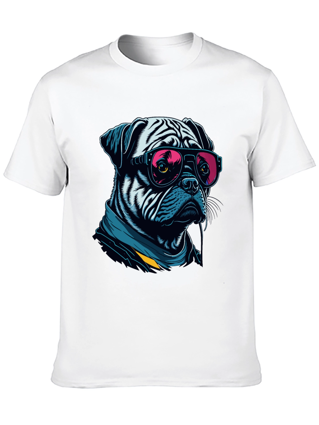 Cool Bulldog Sunglasses T-Shirt – Stylish Dog Lover Tee