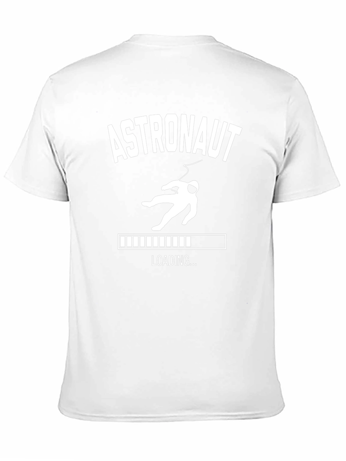 Astronaut Loading Graphic T-Shirt - Black
