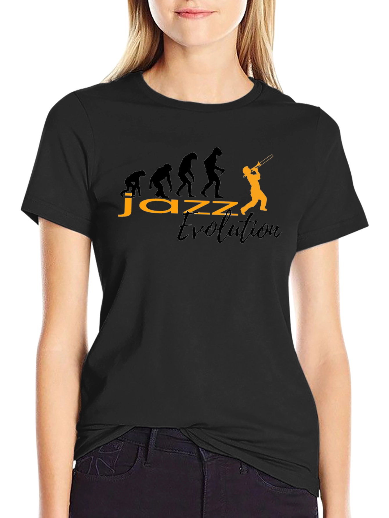 Jazz Evolution Black T-Shirt