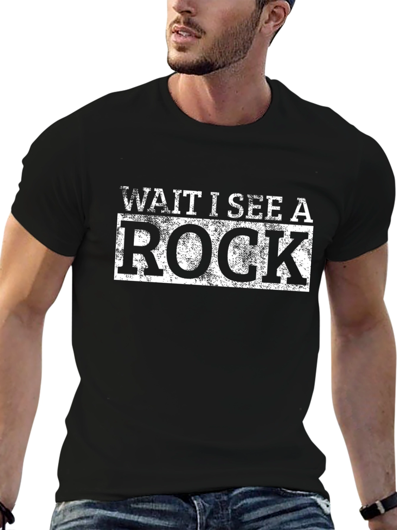 Wait I See A Rock Funny Geology T-Shirt