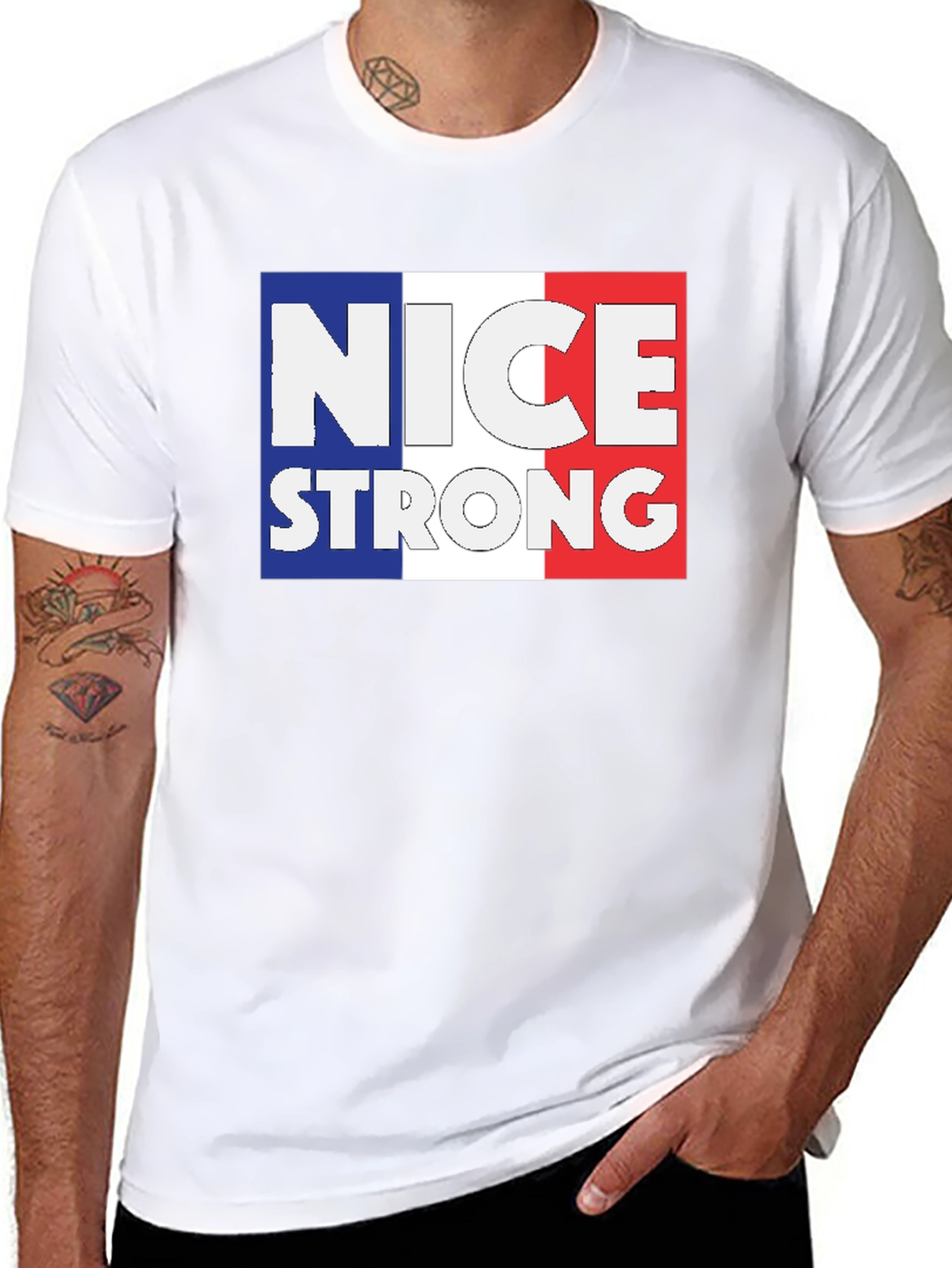 Nice Strong French Flag T-Shirt
