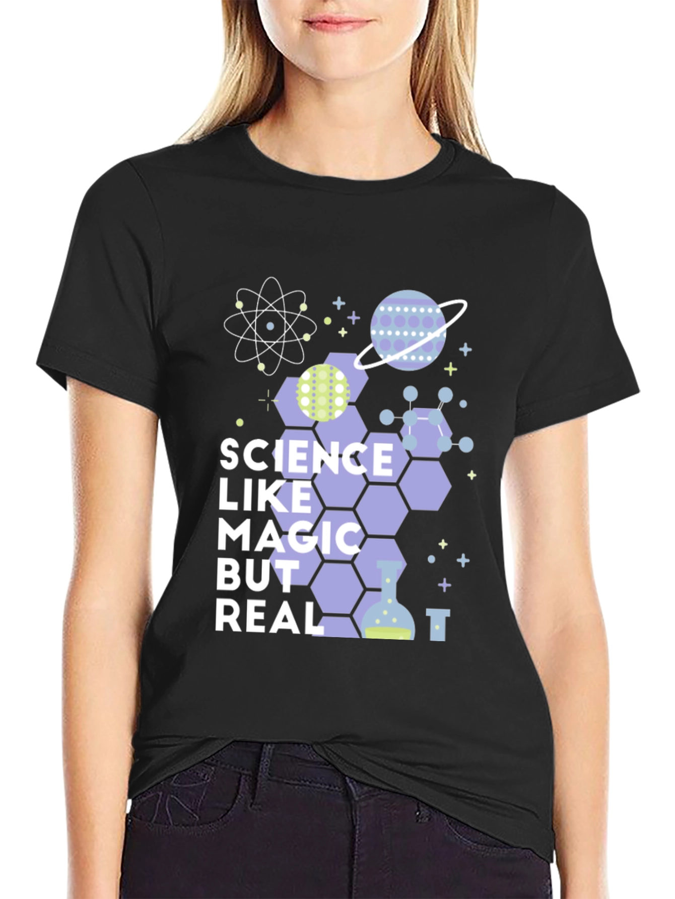 Science Like Magic But Real Graphic T-Shirt
