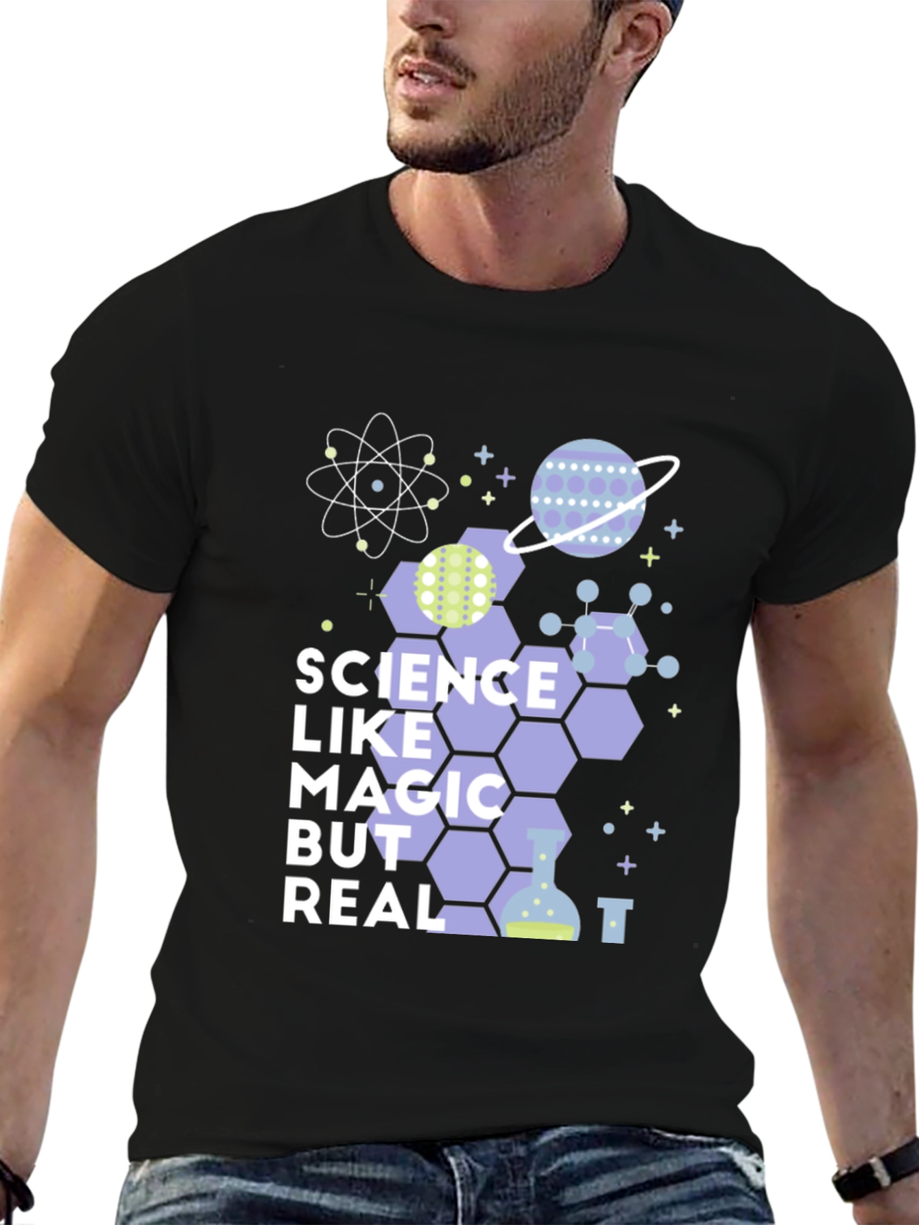 Science Like Magic But Real Graphic T-Shirt