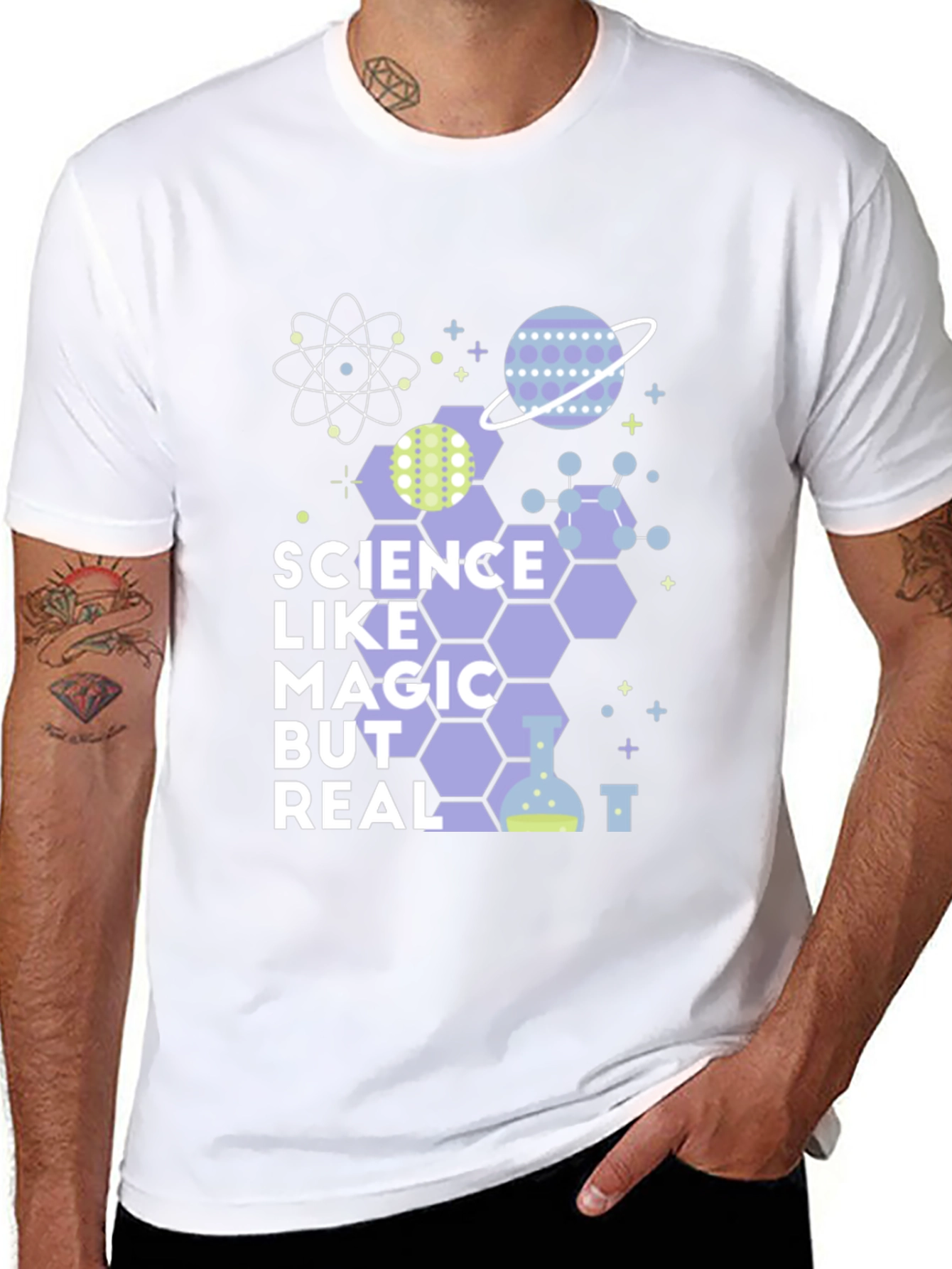 Science Like Magic But Real Graphic T-Shirt