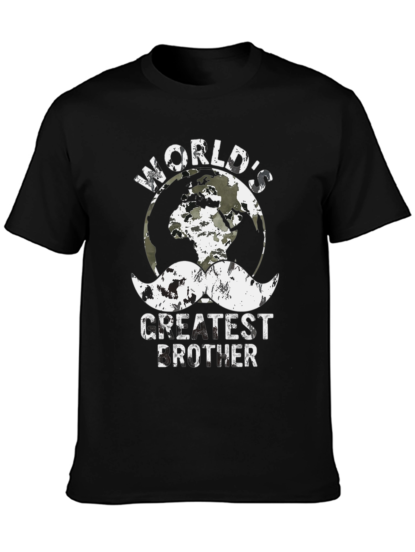 Worlds Greatest Brother Graphic Tee - Black