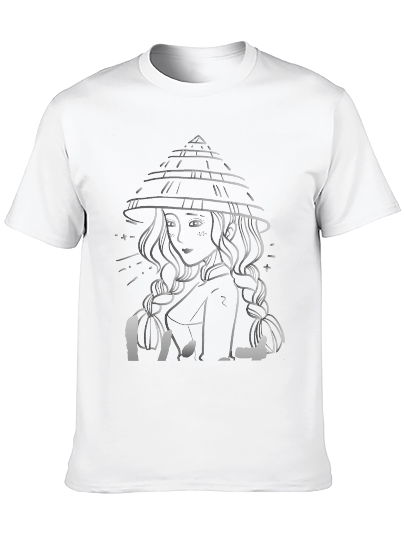 Asian Girl T-Shirt Black