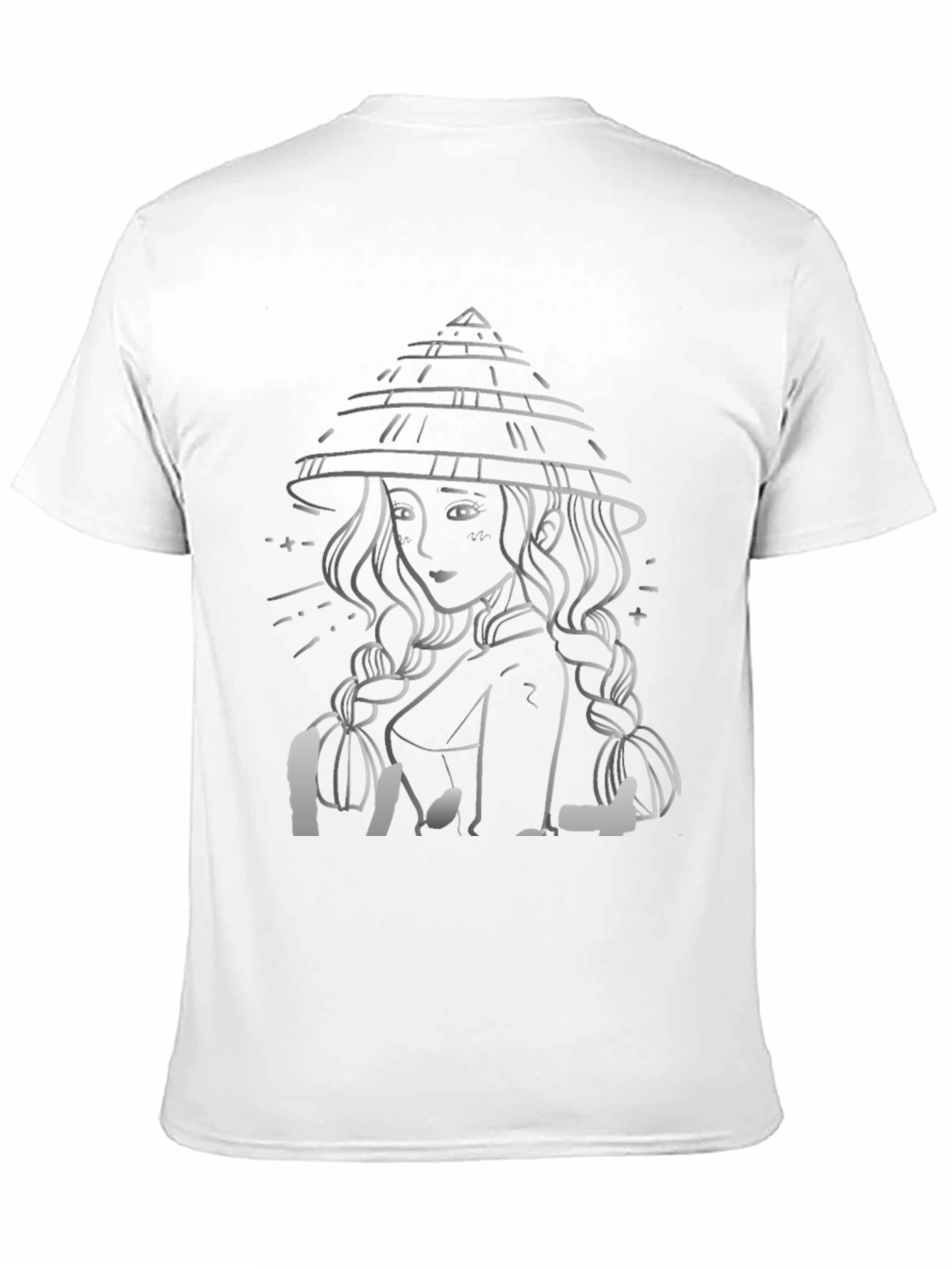 Asian Girl T-Shirt Black