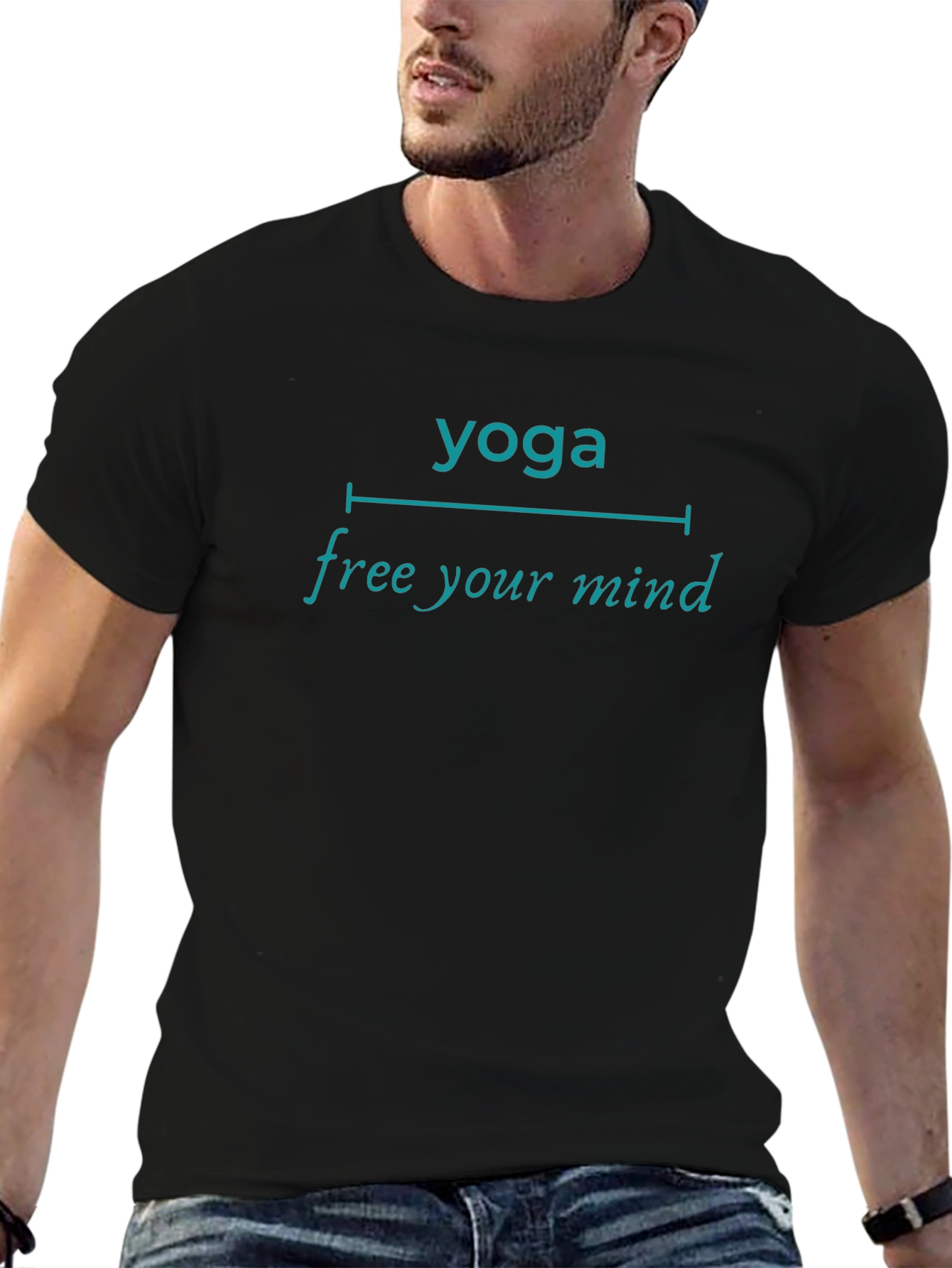 Yoga Free Your Mind Black T-Shirt