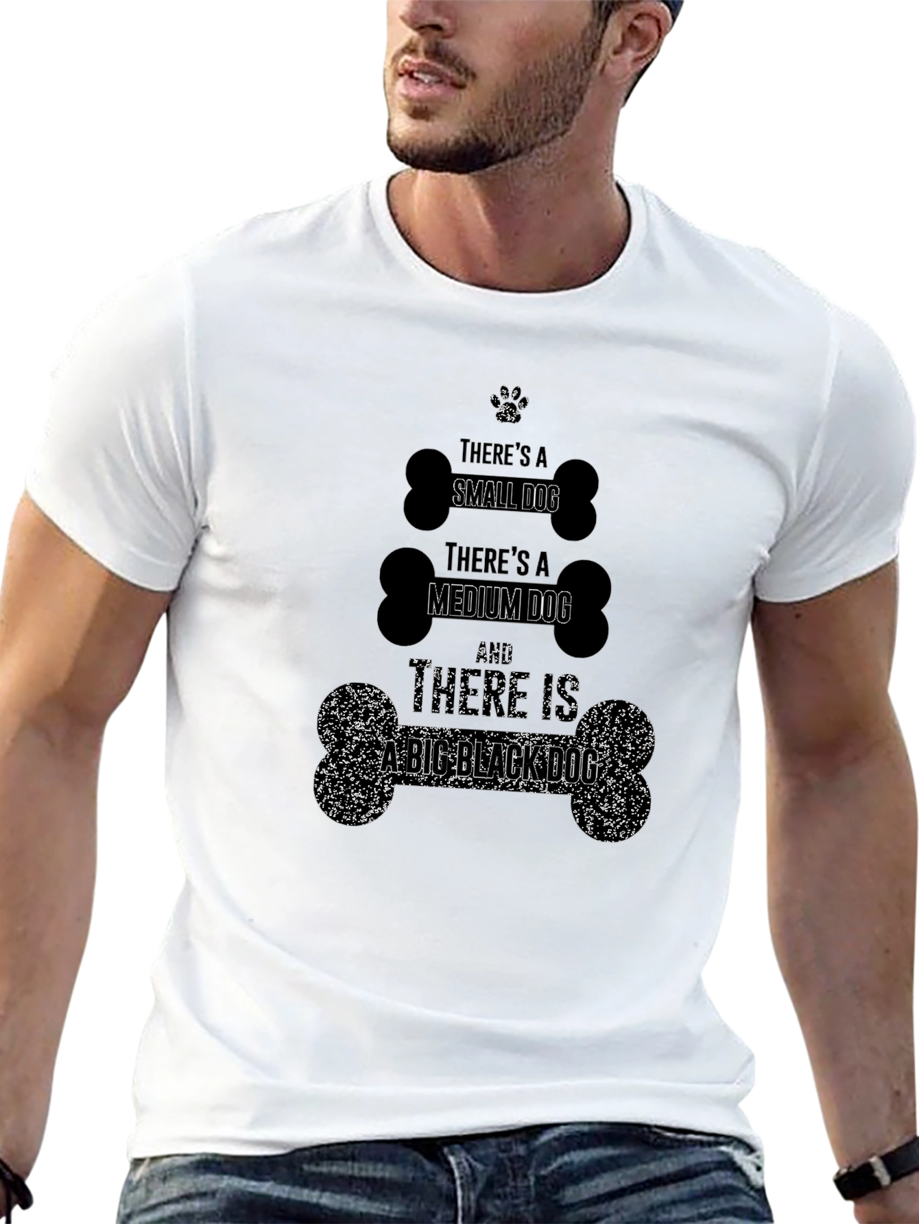 Dog Lover T-Shirt - Small Medium Big Dog