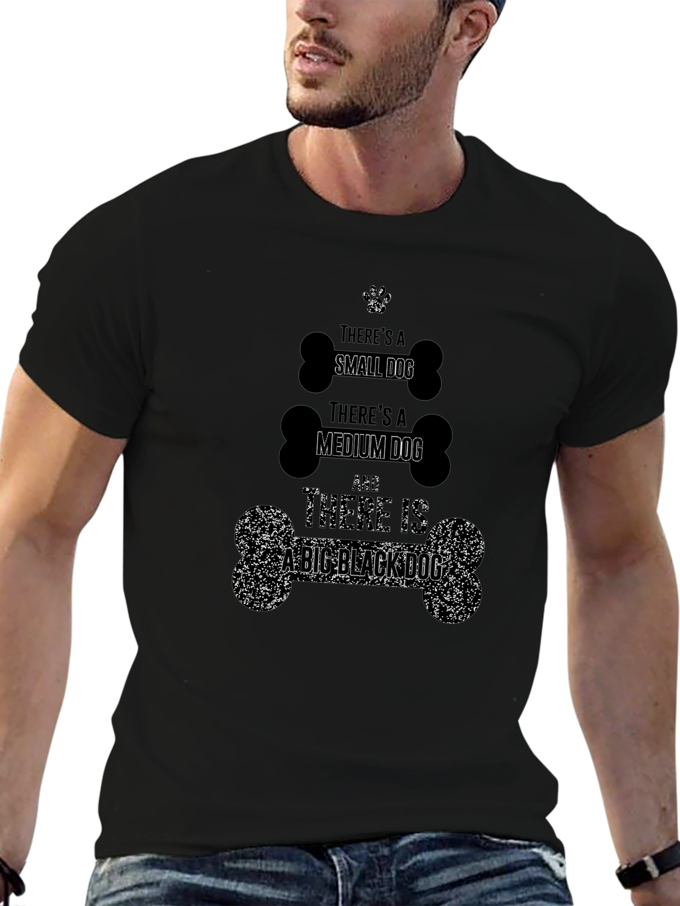 Dog Lover T-Shirt - Small Medium Big Dog