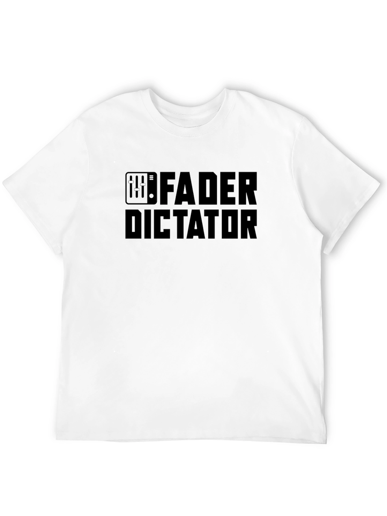 Fader Dictator Black Graphic T-Shirt