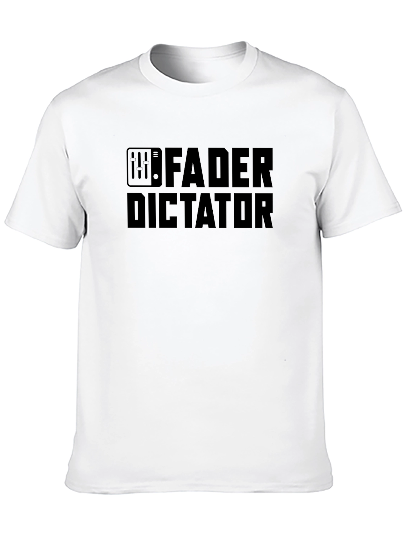 Fader Dictator Black Graphic T-Shirt