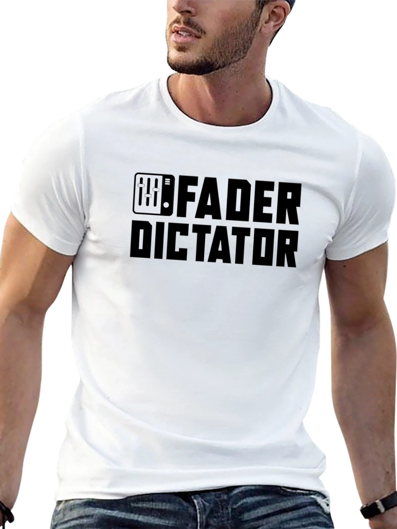 Fader Dictator Black Graphic T-Shirt