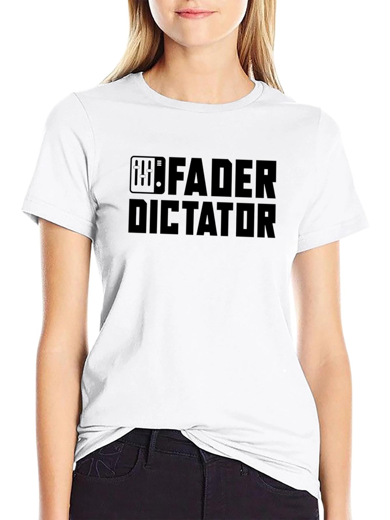 Fader Dictator Black Graphic T-Shirt