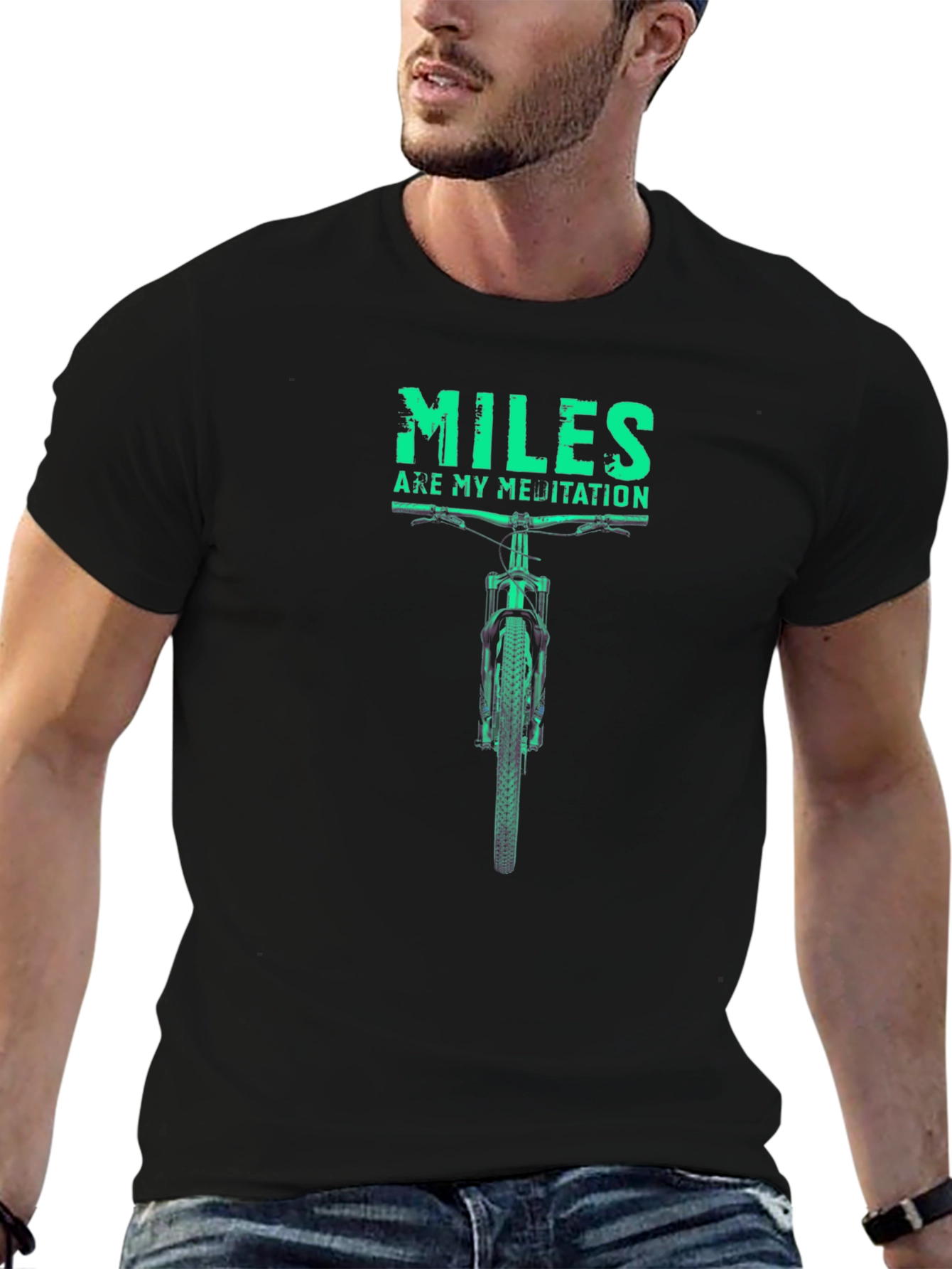 Miles Are My Meditation T-Shirt | Mountain Biking Tee