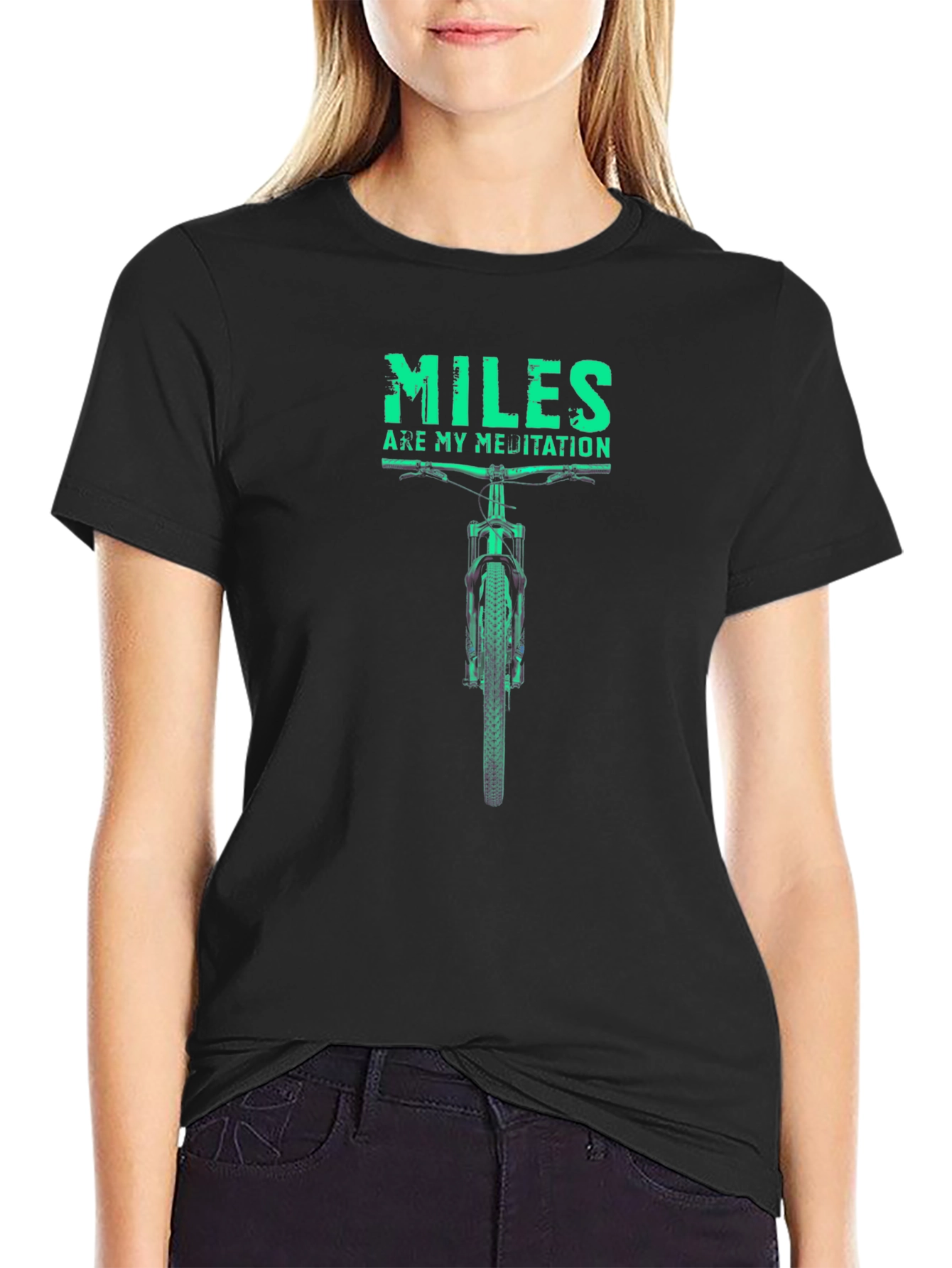 Miles Are My Meditation T-Shirt | Mountain Biking Tee