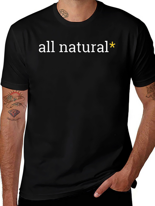All Natural Black T-Shirt