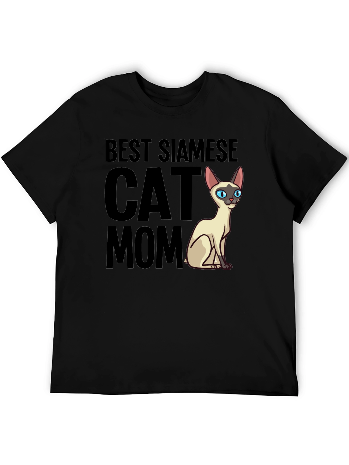 Best Siamese Cat Mom Graphic T-Shirt