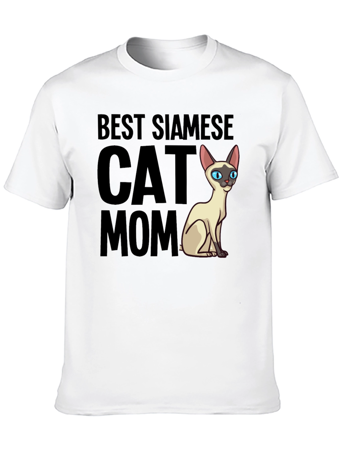 Best Siamese Cat Mom Graphic T-Shirt