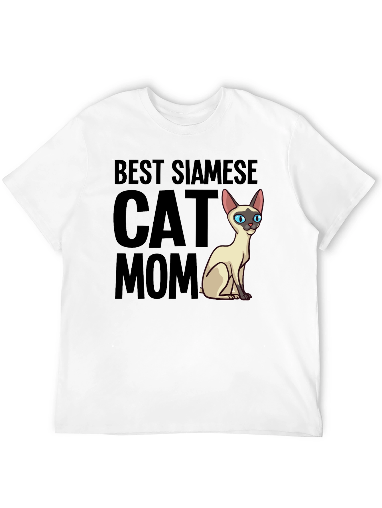 Best Siamese Cat Mom Graphic T-Shirt