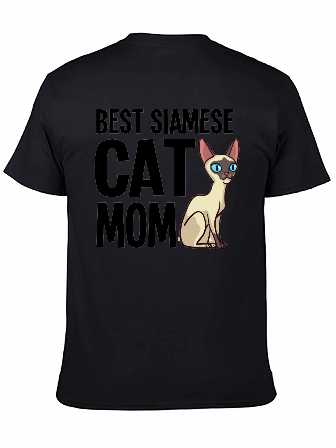 Best Siamese Cat Mom Graphic T-Shirt