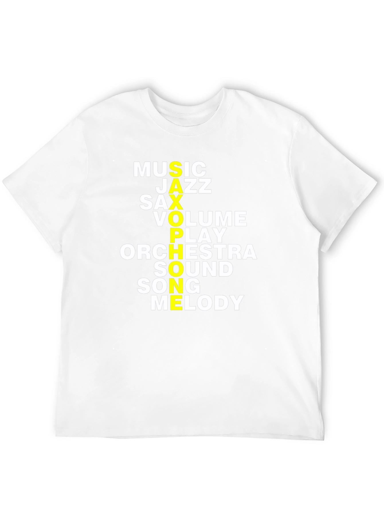 Music Lover T-Shirt: Saxophone Jazz Orchestra Design