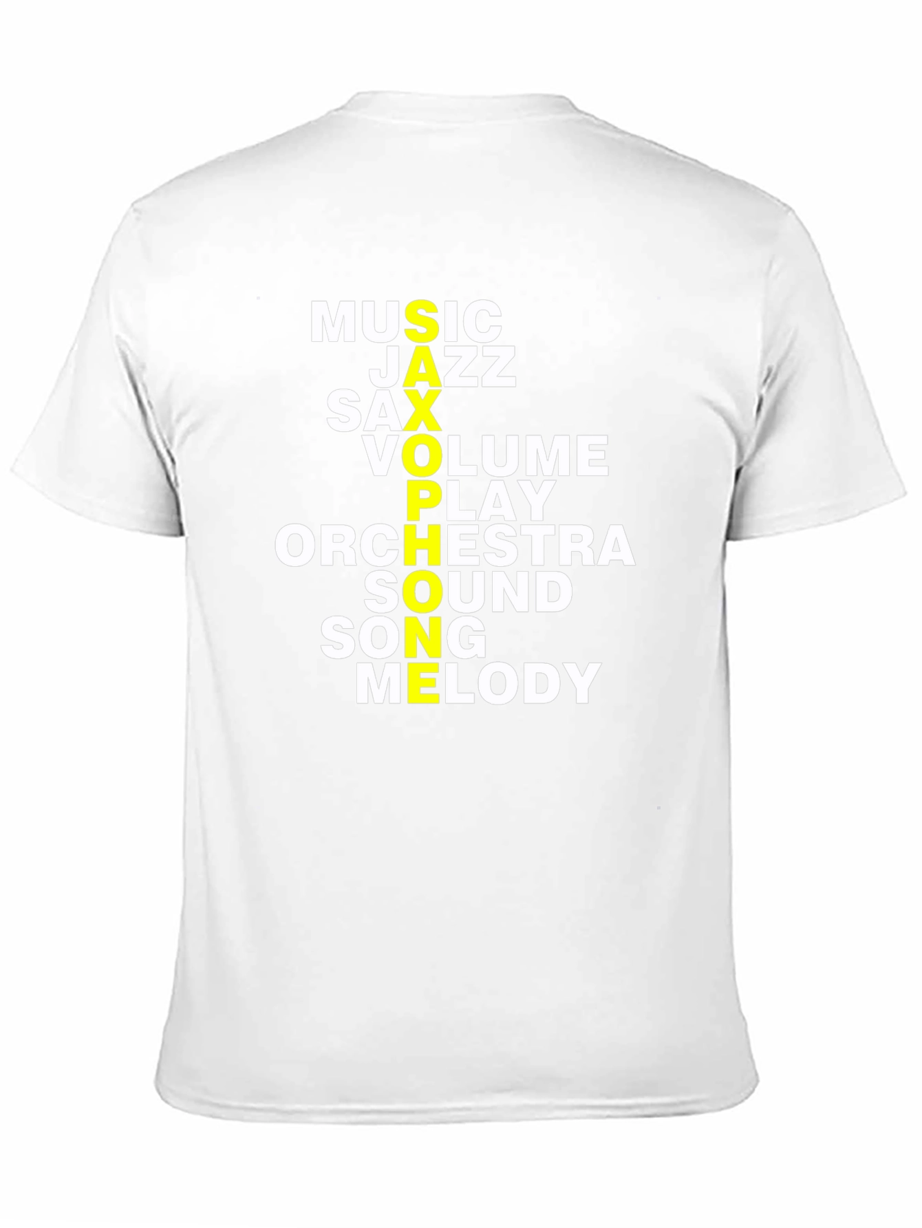 Music Lover T-Shirt: Saxophone Jazz Orchestra Design