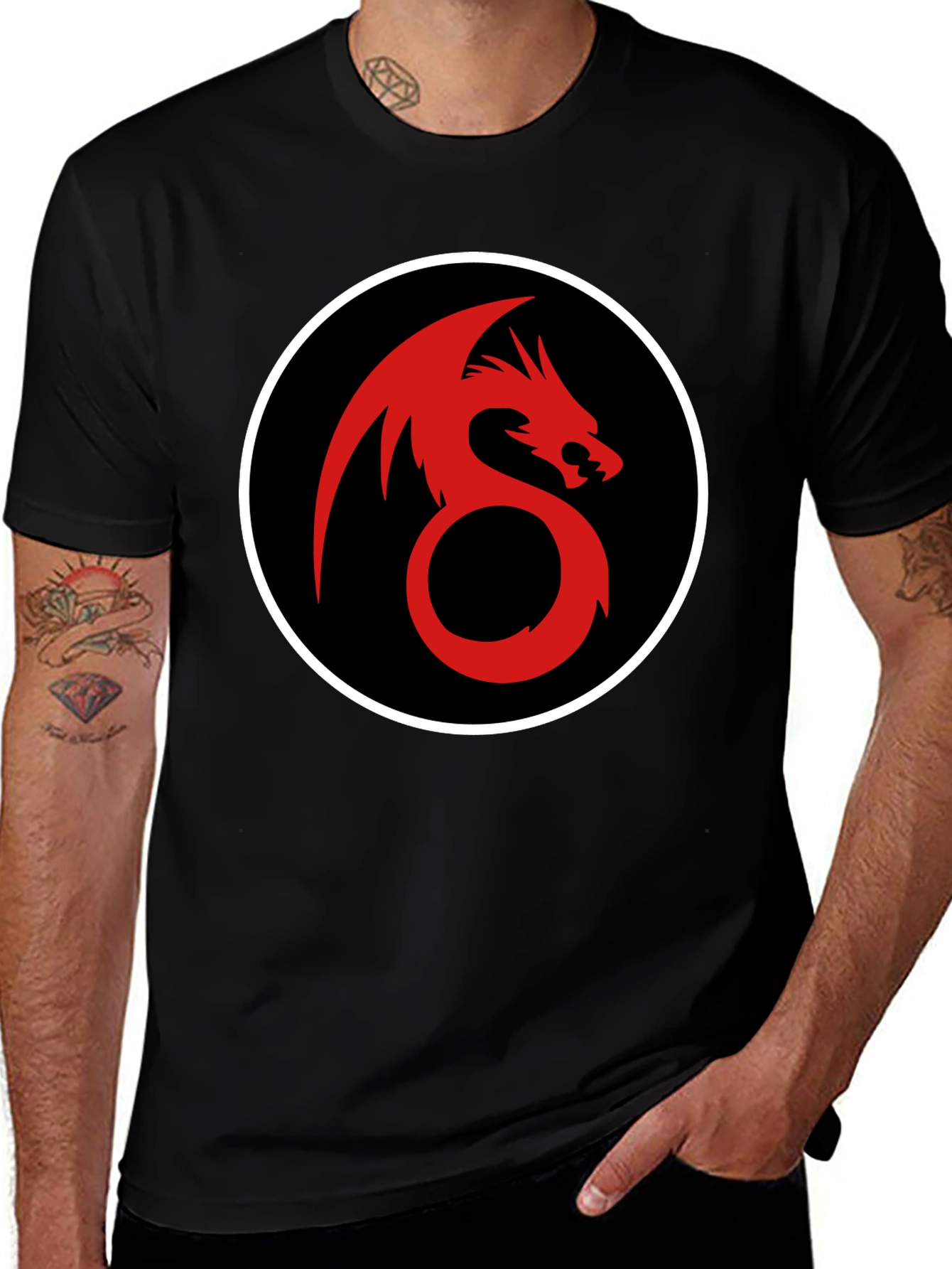 Dragon Circle Graphic Tee