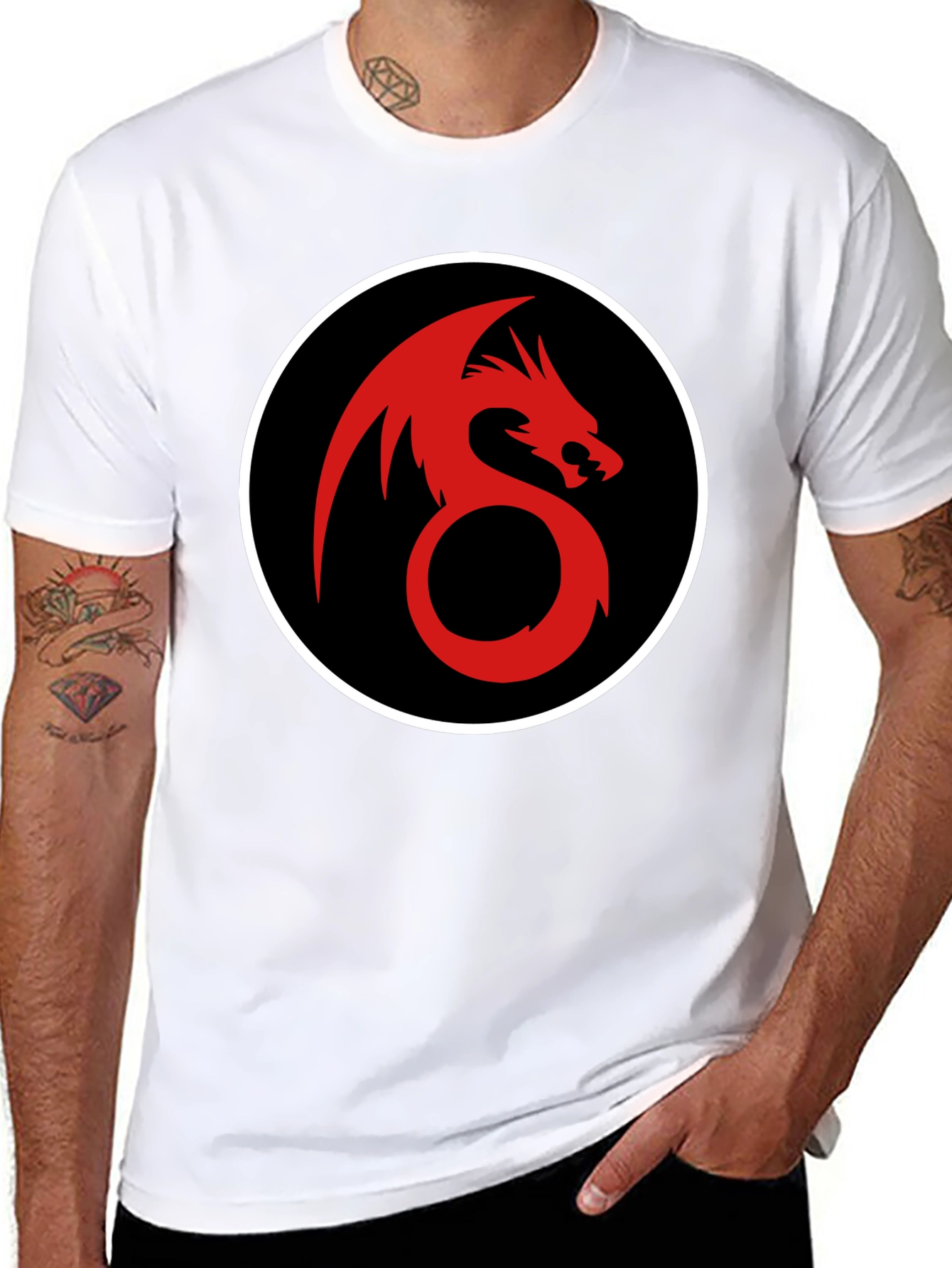 Dragon Circle Graphic Tee