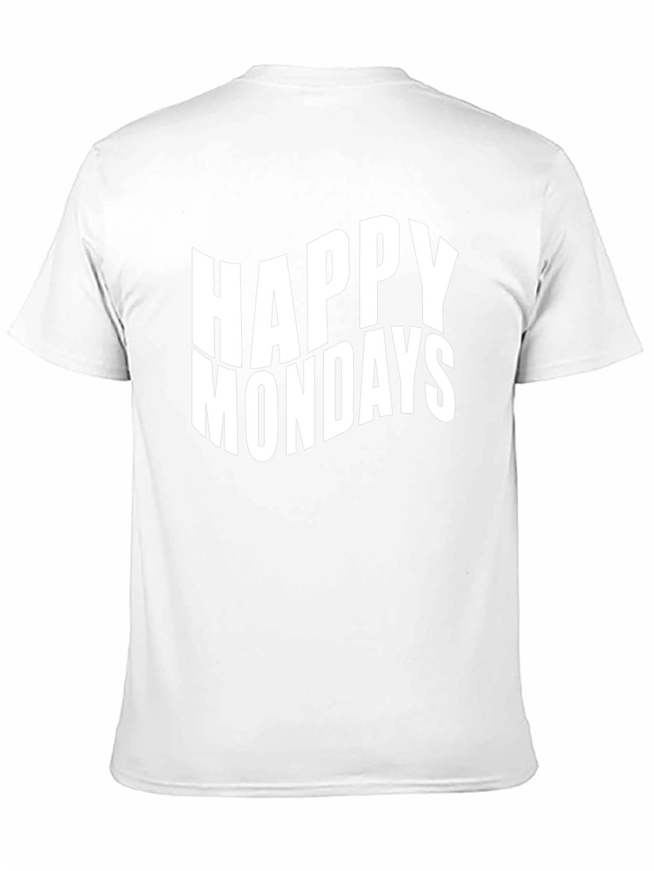 Happy Mondays Graphic Print Black T-Shirt
