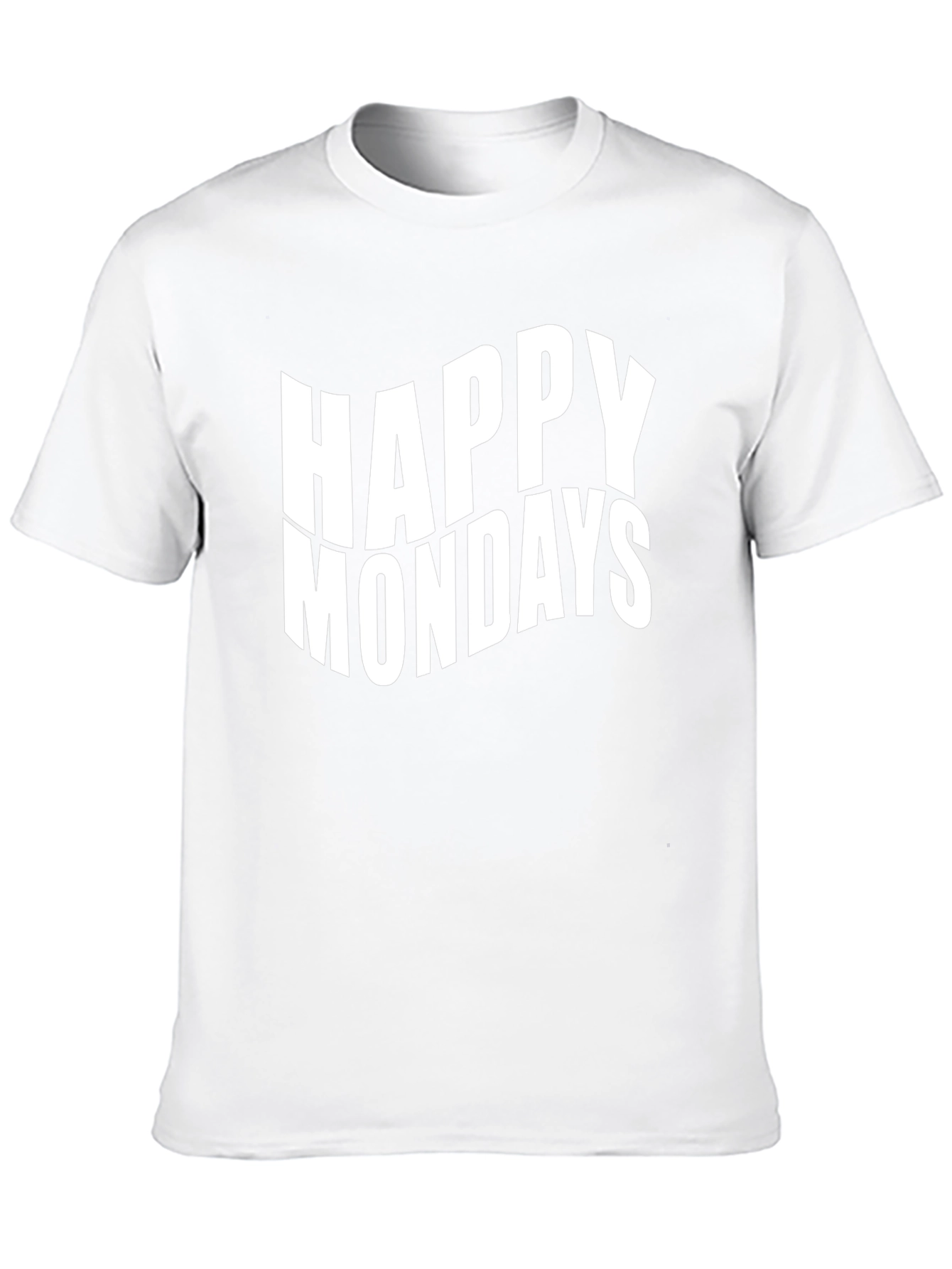 Happy Mondays Graphic Print Black T-Shirt