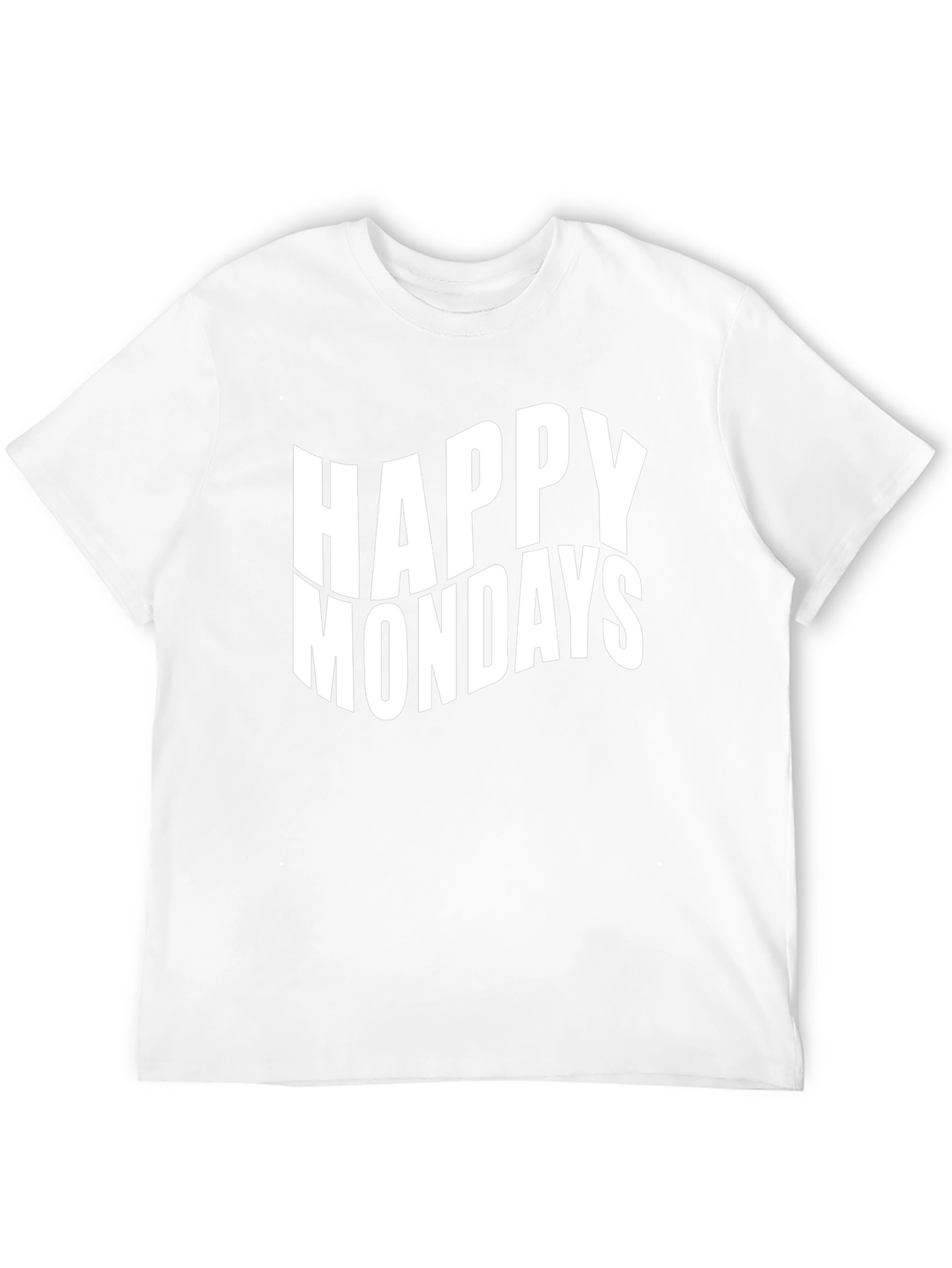 Happy Mondays Graphic Print Black T-Shirt