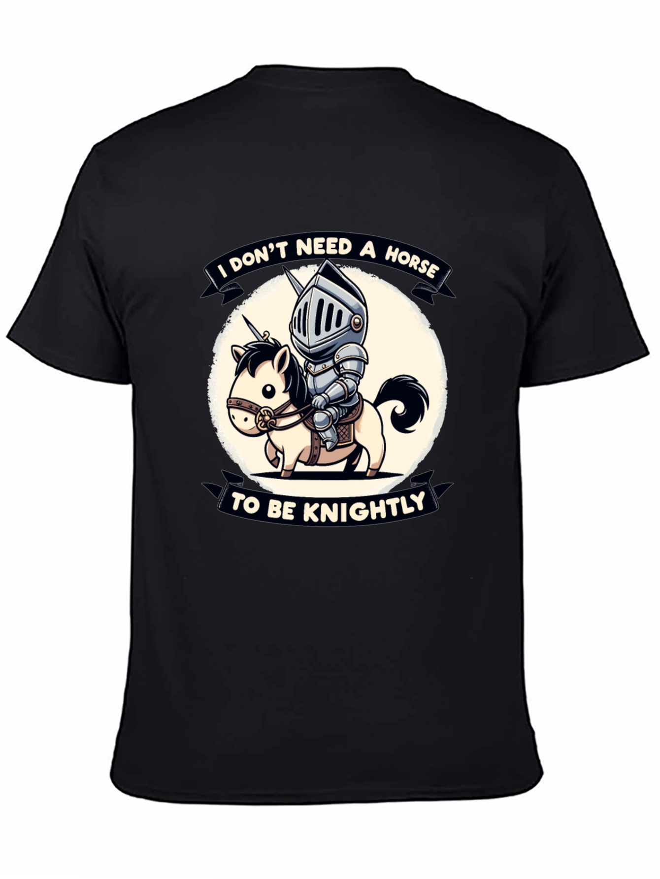Funny Knight & Unicorn Graphic Tee