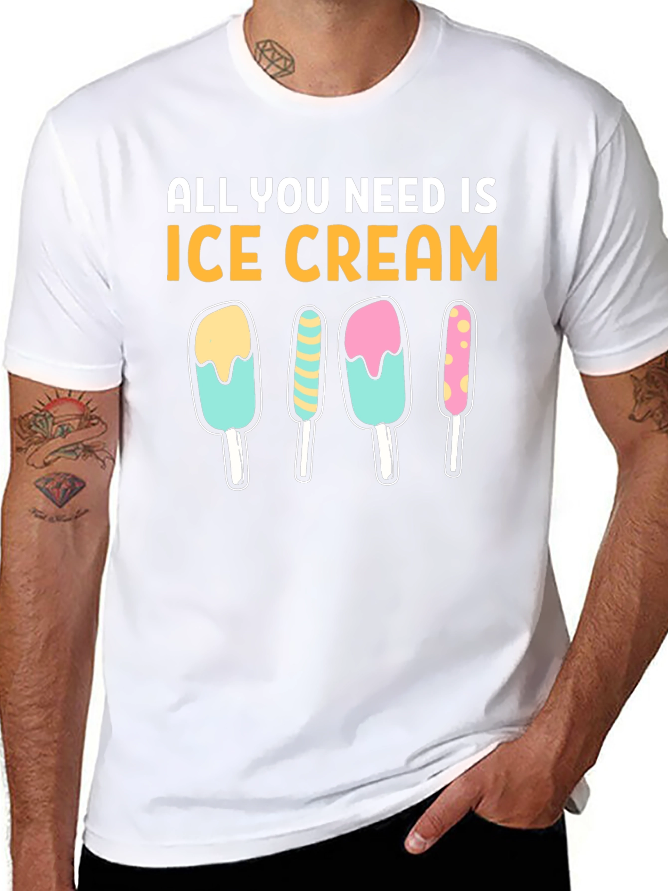 Ice Cream T-Shirt - Fun Novelty Tee