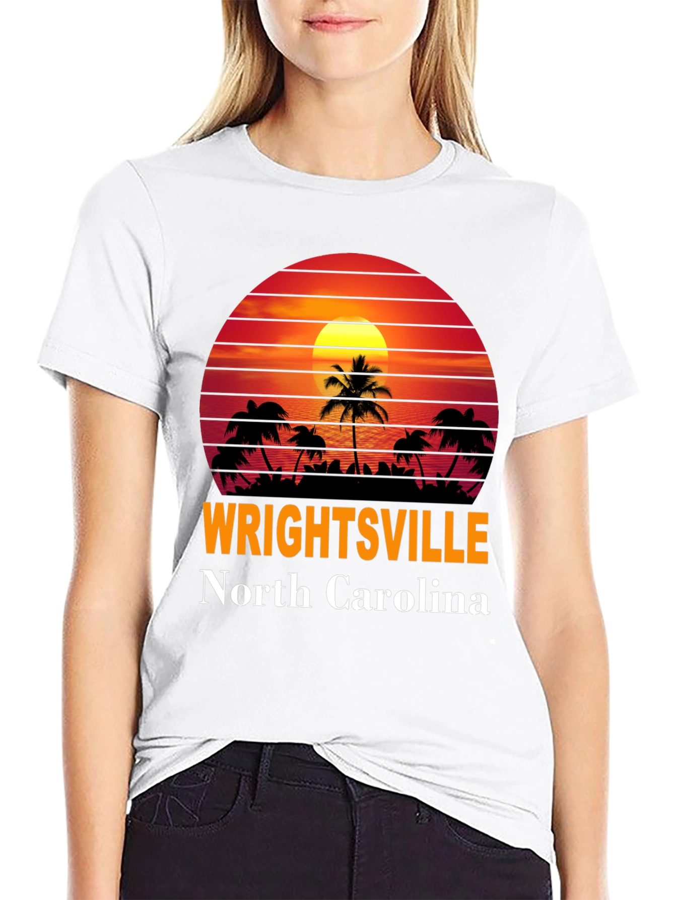 Wrightsville Beach Sunset Graphic Tee
