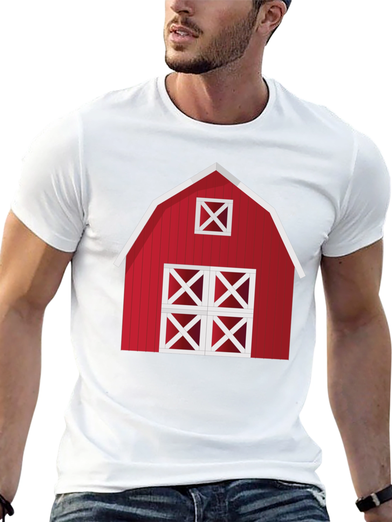 Red Barn Graphic Tee - Farmhouse Style Shirt