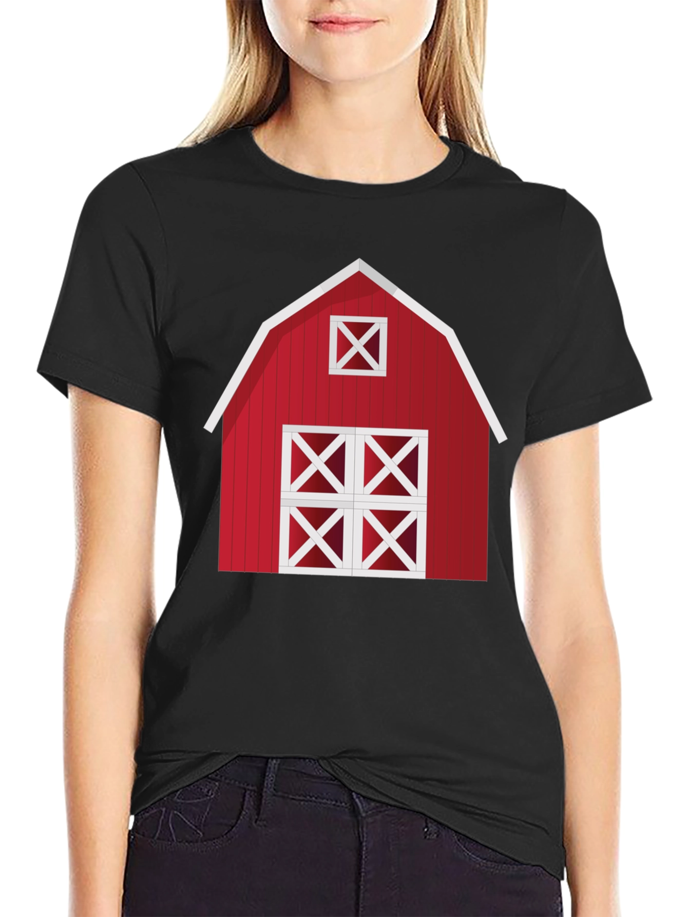 Red Barn Graphic Tee - Farmhouse Style Shirt