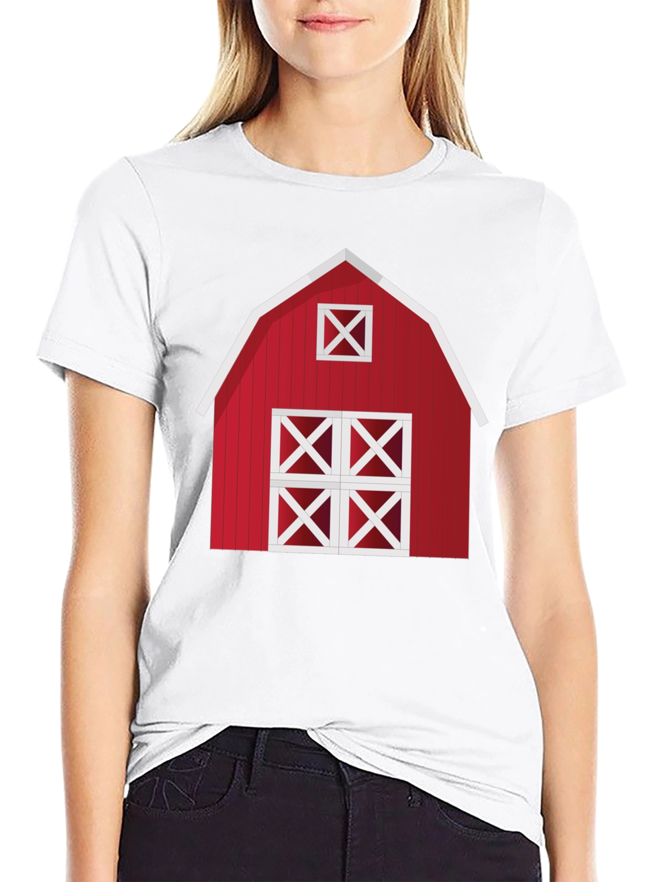 Red Barn Graphic Tee - Farmhouse Style Shirt