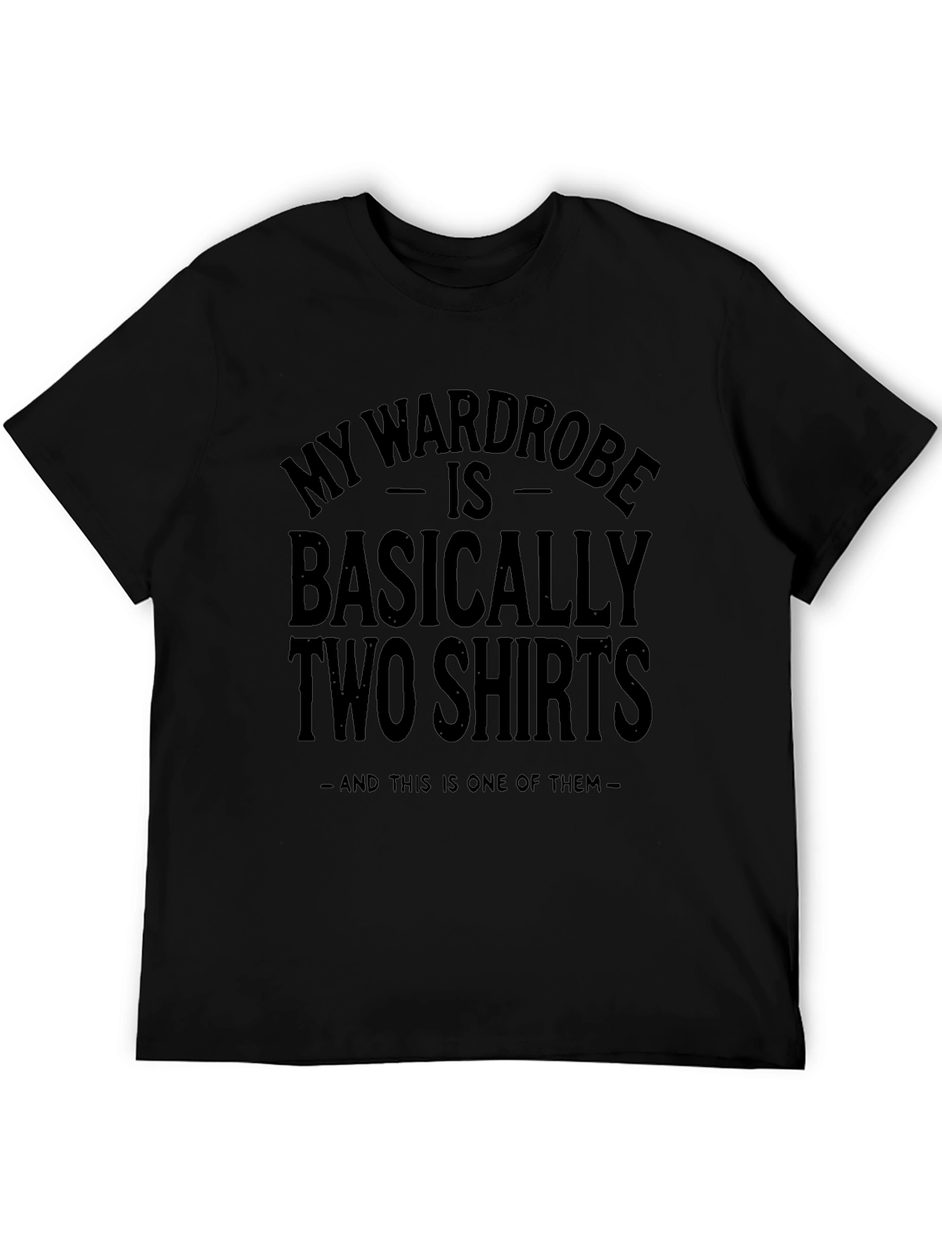 Funny Wardrobe T-Shirt: Two Shirts Graphic Tee
