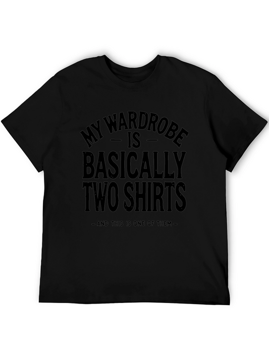 Funny Wardrobe T-Shirt: Two Shirts Graphic Tee