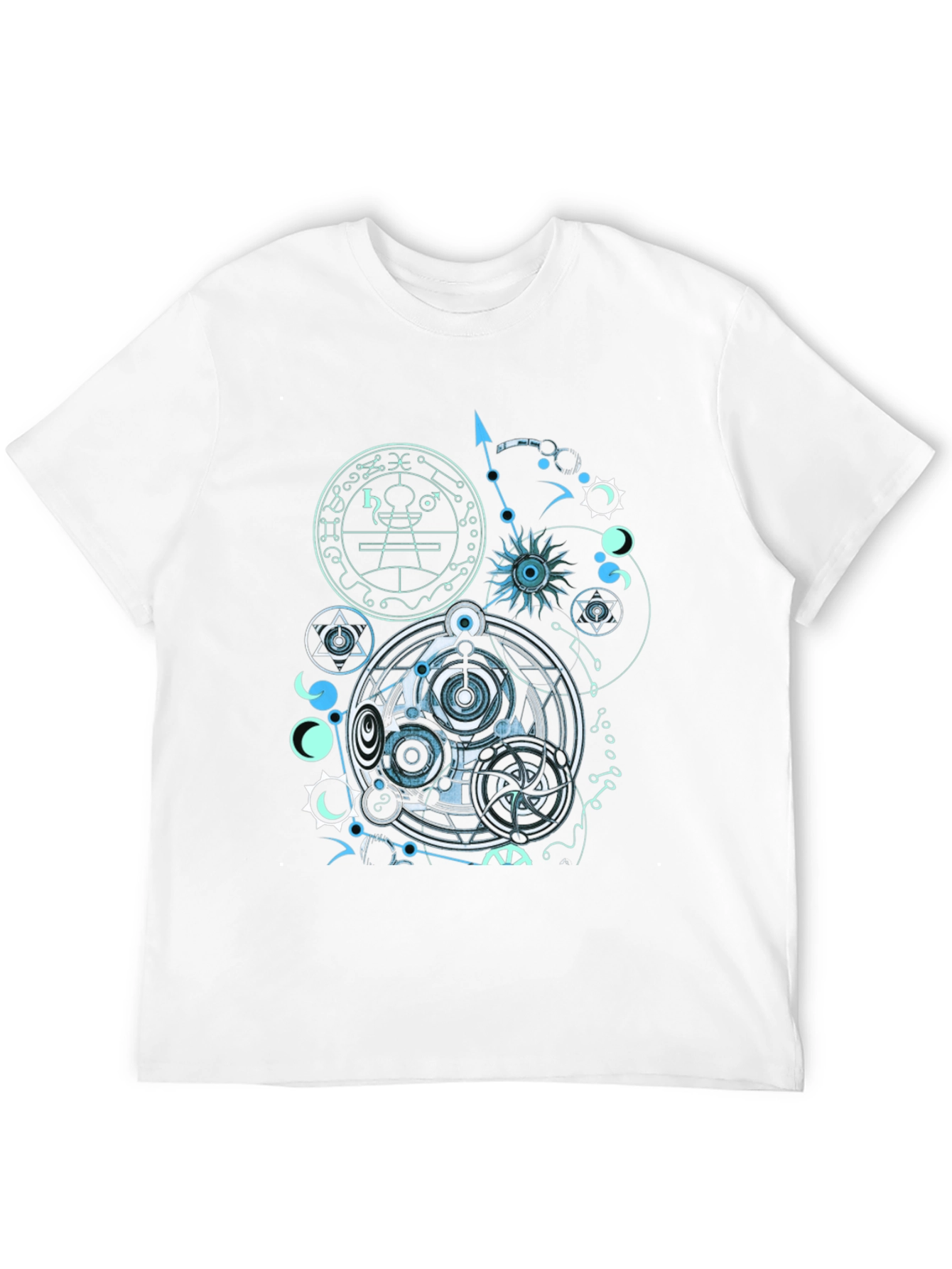Alchemic Circle Black Graphic Tee