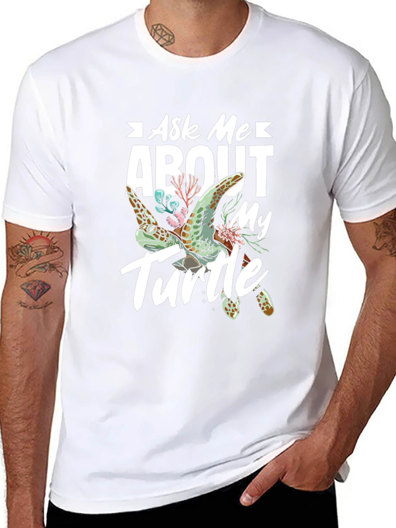Ask Me About My Turtle T-Shirt