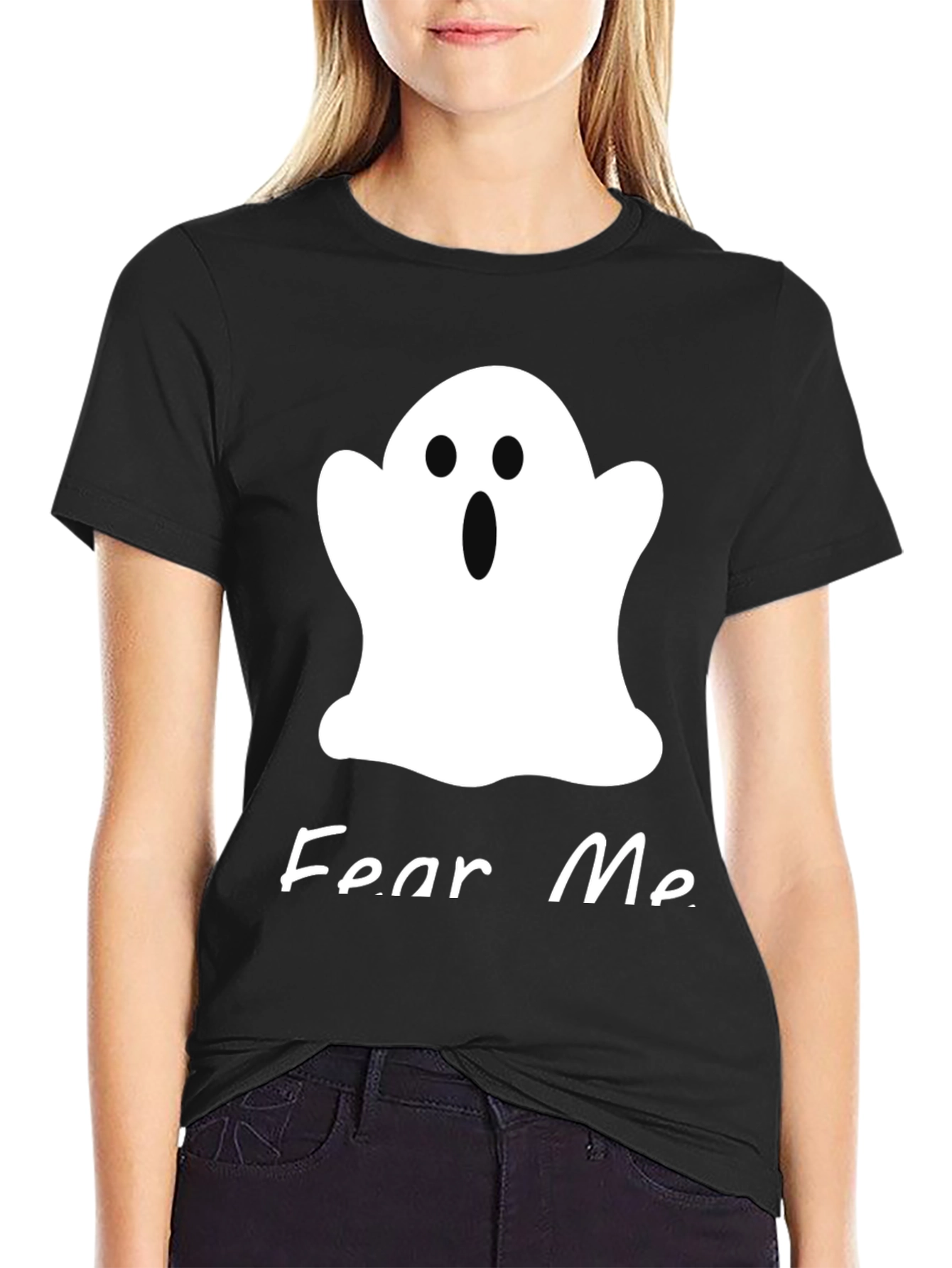Spooky Season Ghost Tee - Fear Me Halloween Shirt